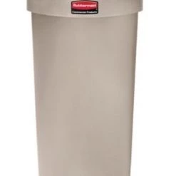 Rubbermaid SLIM JIM 68 L RESIN STEP ON BEIG.