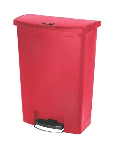 Rubbermaid Cleaning And Hygiene SLIM JIM 90 L RESIN STEP ON RED 1 Rubbermaid Cleaning And Hygiene SLIM JIM 90 L RESIN STEP ON RED