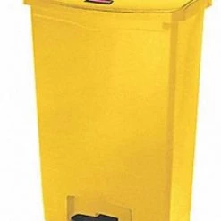 Rubbermaid Cleaning And Hygiene SLIM JIM 90 L RESIN STEP ON BEIGE