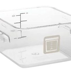 Rubbermaid Square Container - Clear - 3.8L Brown - 1980248