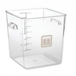 Rubbermaid Square Container - Clear - 7.6L Brown - 1980335 Kitchenware