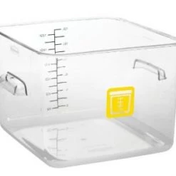 Rubbermaid Square Container - Clear - 11.4L Yel - 1980998