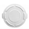 Rubbermaid Round Flat Top Trash Can Lid - White