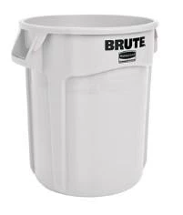 Cleaning And Hygiene Rubbermaid Vented Brute Container 20 Gal - White