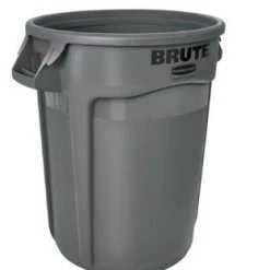 Cleaning And Hygiene Rubbermaid Brute Vented Container 32 Gal - Gray