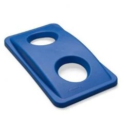 Rubbermaid "RECYCLING ACCESSORIES, BOTTLE/CAN TOP, BLUE COLOR, DIM:51.8X" Cleaning And Hygiene