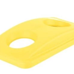 Cleaning And Hygiene Rubbermaid Rectangular Trash Can Lid - Yellow