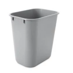 Rubbermaid Wastebasket 13 Qt - Gray Cleaning And Hygiene
