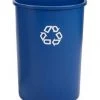 Cleaning And Hygiene Rubbermaid Half Round 21 Gal - Blue