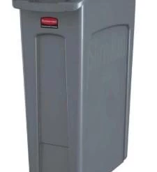 Rubbermaid Vented Slim Jim Can 23 Gal - Gray