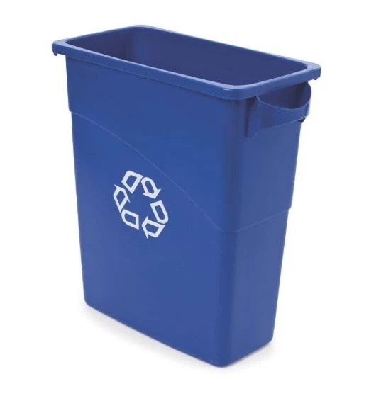 Rubbermaid SLIM JIM WITH HANDLES 80 L. Cleaning And Hygiene 1 Rubbermaid SLIM JIM WITH HANDLES 80 L. Cleaning And Hygiene