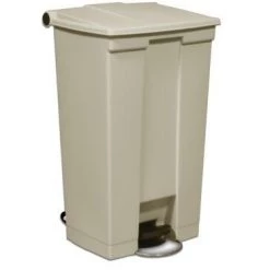 Rubbermaid Cleaning And Hygiene STEP-ON BIN 87L BEIGE