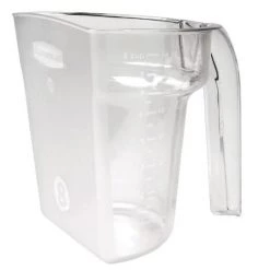 Rubbermaid "PLASTIC SAFETY PORTIONING SCOOP W/HANDLE, CAP: 8Cup , COLOR:"