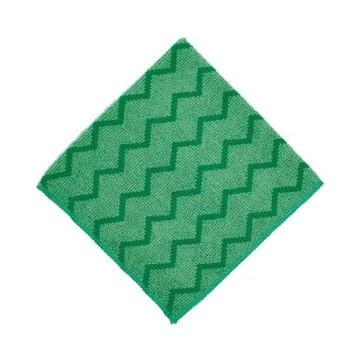 Rubbermaid FGQ62000GR00 HYGEN 16" X 16" Green Microfiber Cloth 1 Rubbermaid FGQ62000GR00 HYGEN 16" X 16" Green Microfiber Cloth