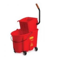 Cleaning And Hygiene Rubbermaid Mop Bucket RED