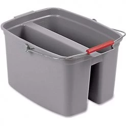 Cleaning And Hygiene RUBBERMAID 19 QT DOUBLE PAIL, GRAY
