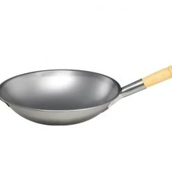 Thai Stainless Kitchenware IRON WOK 36CM