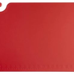 San Jamar "CUTTING BOARD, WG, DIM: 32.5X53X1.5CM, COLOR: RED"