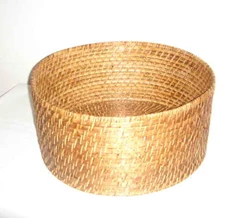 SPH Basket Food Display "ROUND RATTAN BASKET, DIM: 42x20CM."