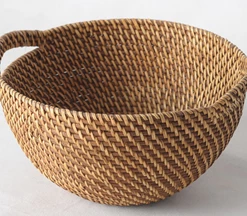 SPH Basket RATTAN BASKET DIA: 30/31x16hcm Food Display