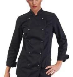 Siggi GIACCA CUOCO DONNA AMABEL NERO Uniform
