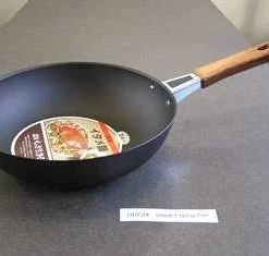 TAI Steel Kitchenware BLACK DEEP FRY PAN 24 CM.