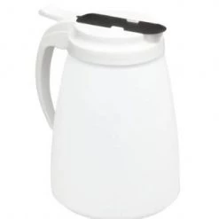 Traex DRIPCUT SERVER, 48 OZ, WHITE POLYETHYLENE JAR