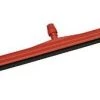 TTS RED PLASTIC FLOOR SQUEEGEE,BLACK RUBBER,DIA-45CM