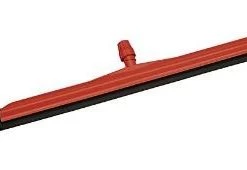 TTS RED PLASTIC FLOOR SQUEEGEE,BLACK RUBBER,DIA-45CM