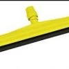 TTS Cleaning And Hygiene YELLOW PLASTIC FLOOR SQUEEGEE, BLACK RUBBER,DIA-45CM