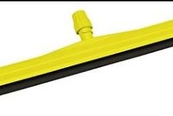 TTS Cleaning And Hygiene YELLOW PLASTIC FLOOR SQUEEGEE, BLACK RUBBER,DIA-45CM