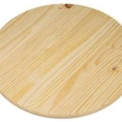 MM - Premium Tableware ROUND WOODEN BOARD W/OUT HANDLE SIZE 21CM