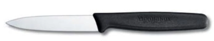 Kitchenware "VICTORINOX PARING KNIFE, POINTED TIP, 8 CM, COLOR: BLACK" 1 Kitchenware "VICTORINOX PARING KNIFE, POINTED TIP, 8 CM, COLOR: BLACK"