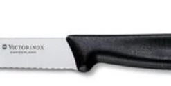 "VICTORINOX PARING KNIFE, POINTED TIP, WAVEY BLADE, 10 CM, CO"