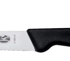 Victorinox CARVING KNIFE,BLACK,STANDARD,DIM:19 CM Kitchenware