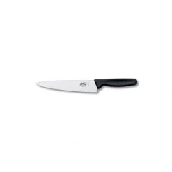 "VICTORINOX CARVING KNIFE, BROAD, 22 CM, COLOR: BLACK" Kitchenware