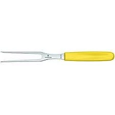 Victorinox Kitchenware CARVING FORK BLISTER COLOR YELLOW-CARVING FORK BLISTER COLOR YELLOW