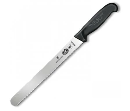 "VICTORINOX LARDING KNIFE, WAVY BLADE, FIBROX, 25 CM, BLACK H" Kitchenware 1 "VICTORINOX LARDING KNIFE, WAVY BLADE, FIBROX, 25 CM, BLACK H" Kitchenware