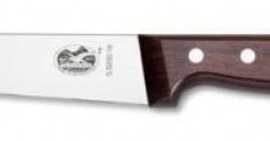 "VICTORINOX BUTCHER KNIFE, 36 CM, ROSEWOOD HANDLE."