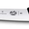 "VICTORINOX STICKING KNIFE , 22 CM, BLACK FIBROX ROUND HANDLE"