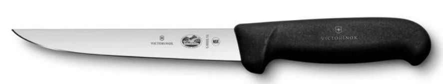Victorinox Kitchenware "VICTRIONX BONING KNIFE, STRAIGHT, WIDE, 15 CM, BLACK FIBROX" 1 Victorinox Kitchenware "VICTRIONX BONING KNIFE, STRAIGHT, WIDE, 15 CM, BLACK FIBROX"