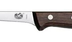 Victorinox BONING KNIFE, ROSEWOOD. DALBERGIA LATIFOLIA (ROSEWOOD) CITES. COUNTRY OF ORIGIN - SWITZERLAND.