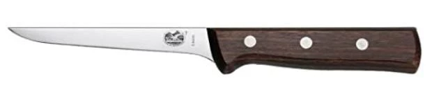 Victorinox BONING KNIFE, ROSEWOOD. DALBERGIA LATIFOLIA (ROSEWOOD) CITES. COUNTRY OF ORIGIN - SWITZERLAND. 1 Victorinox BONING KNIFE, ROSEWOOD. DALBERGIA LATIFOLIA (ROSEWOOD) CITES. COUNTRY OF ORIGIN - SWITZERLAND.