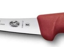 Victorinox Kitchenware BONNING KNIFE,CURVED NARROW BLADE,RED,FIBROX,DIM:12 CM
