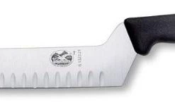 "VICTORINOX BUTTER AND CREAM-CHEESE KNIFE, FLUTED BLADE, 21"
