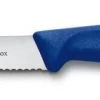 Victorinox STEAK KNIFE WAVY EDGE WITH DISPOSABLE PROTECTION,BLUE,SWISS CLASSIC,DIM:11 CM(BOX WITH 20PCS)