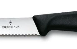 Victorinox SwissClassic STEAK KNIFE, POINTED TIP, BLACK. BOX 20PCS. Kitchenware