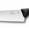 Victorinox SwissClassic CARVING KNIFE, EXTRA LARGE, 20CM. BLACK. BLISTER. Kitchenware