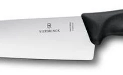 Victorinox Kitchenware SwissClassic CARVING KNIFE, NORMAL, 20CM. BLACK. GIFT BOX.