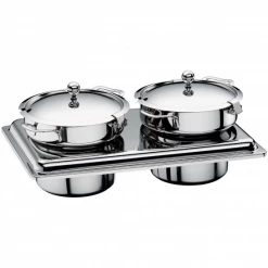 WMF Professional Soup Station, 2 Soup Tureens With Cover.